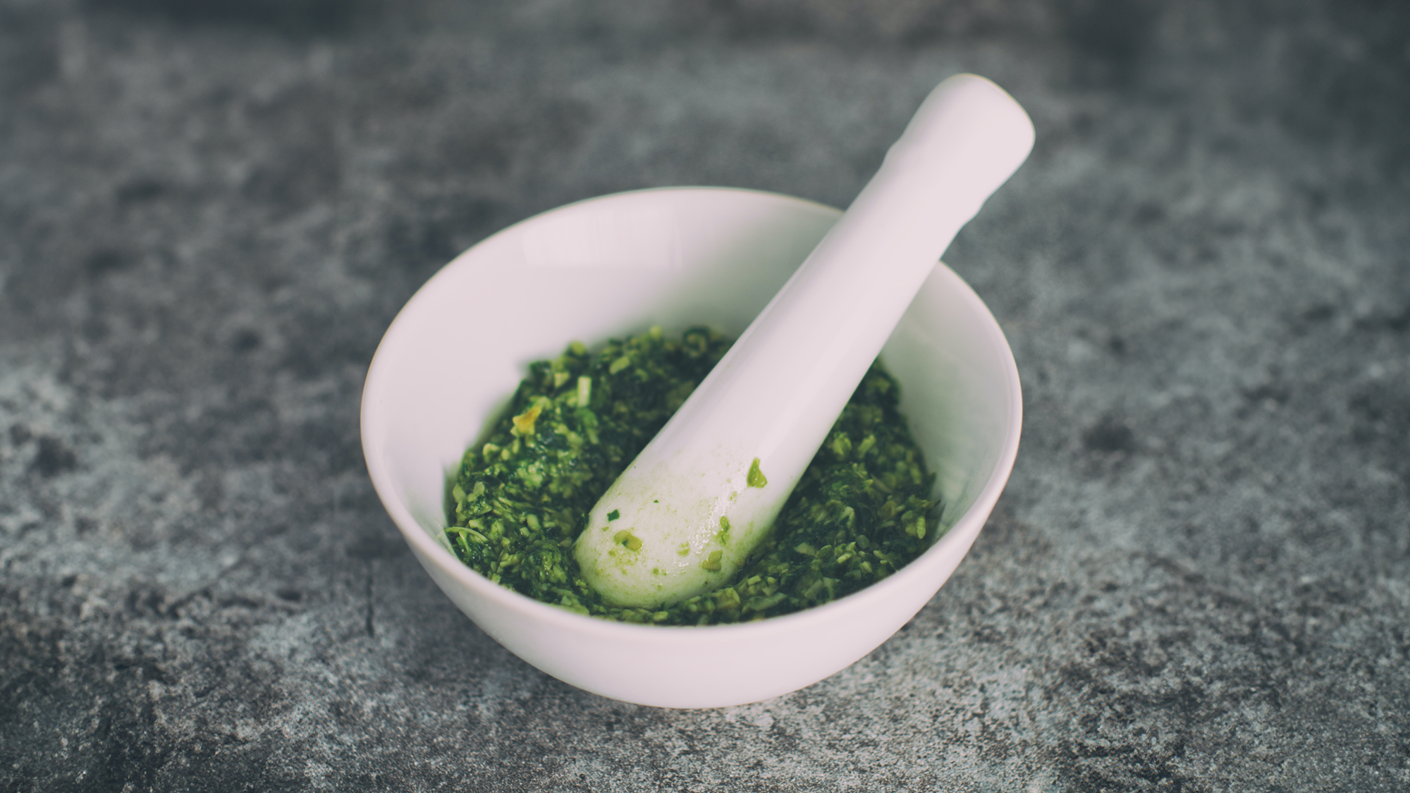 Chimichurri Tofu with Courgetti